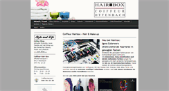Desktop Screenshot of hairbox.ch