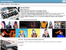 Tablet Screenshot of hairbox.ch