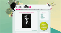 Desktop Screenshot of hairbox.fr