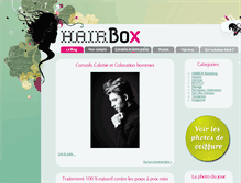 Tablet Screenshot of hairbox.fr